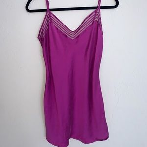 Victoria’s Secret Purple Silk Slip Dress